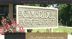 Desktop Screenshot of cambridgecourtapts.net